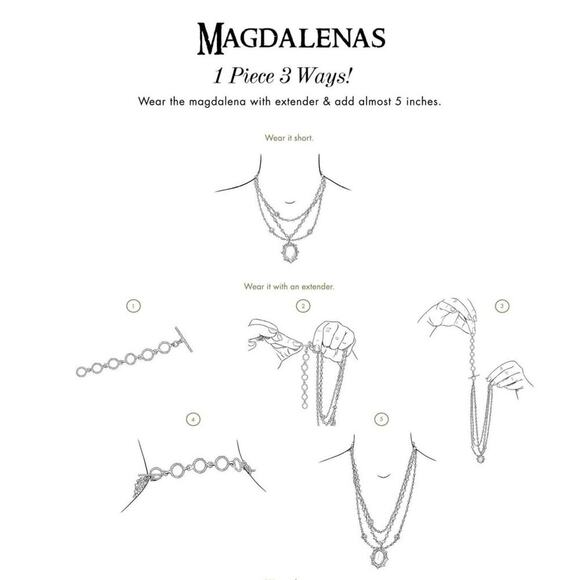 VIRGINS SAINTS & ANGELS VSA Magdalena Accessory in Gold - Picture 2 of 5